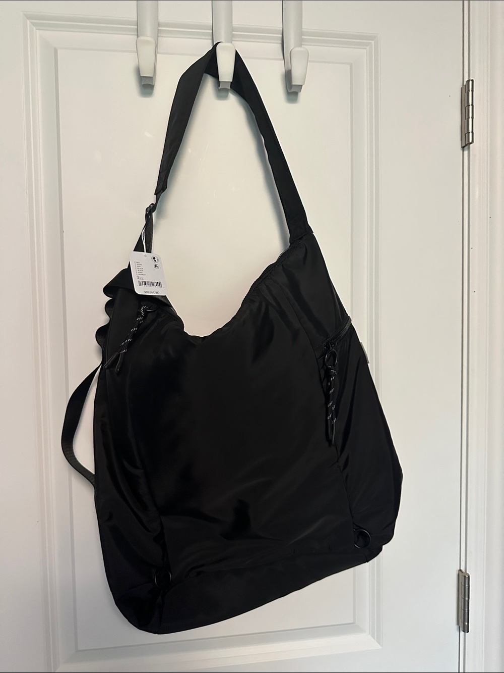 FP Movement No Time Zones Carryall Crossbody Bag Black NWT